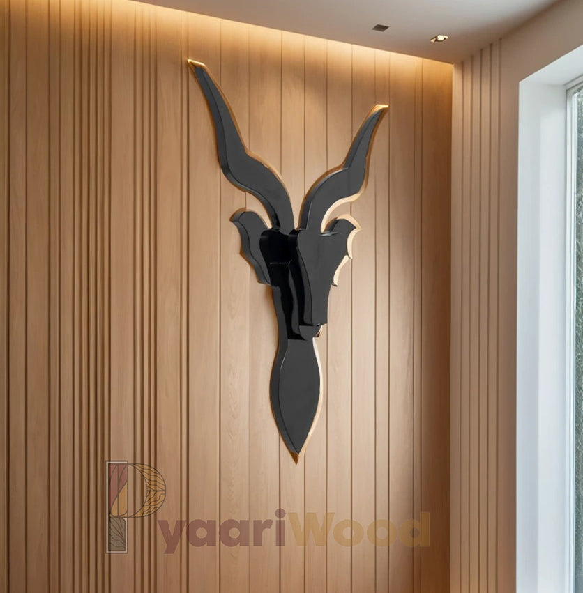 Modern Antelope Head Wall Decor
