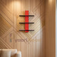 Modern Minimalist Wall Shelf (Red & Black)