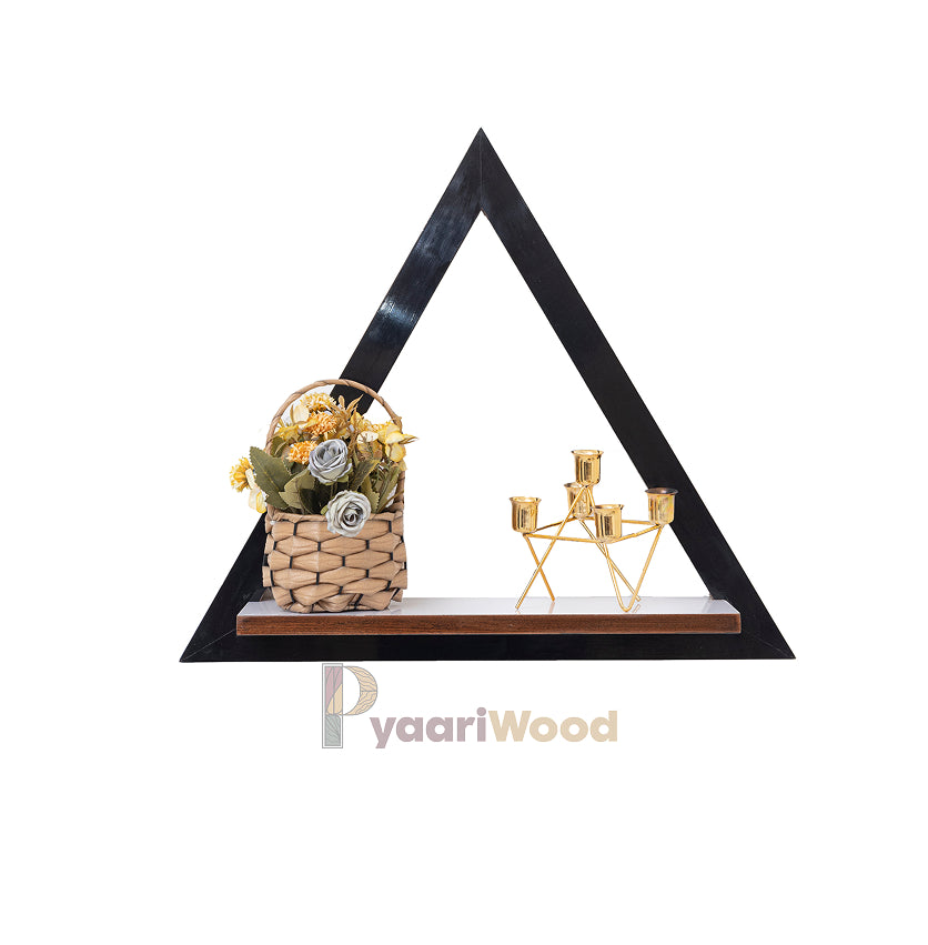 Modern Triangle Wall Shelf