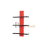 Modern Minimalist Wall Shelf (Red & Black)