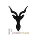 Modern Antelope Head Wall Decor