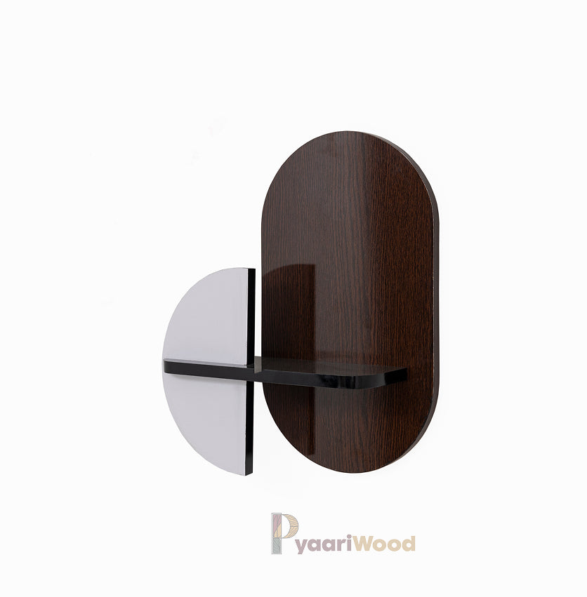 Modern Half Moon Wall Shelf