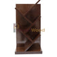 Modern Zigzag Wall-Mounted Bookshelf