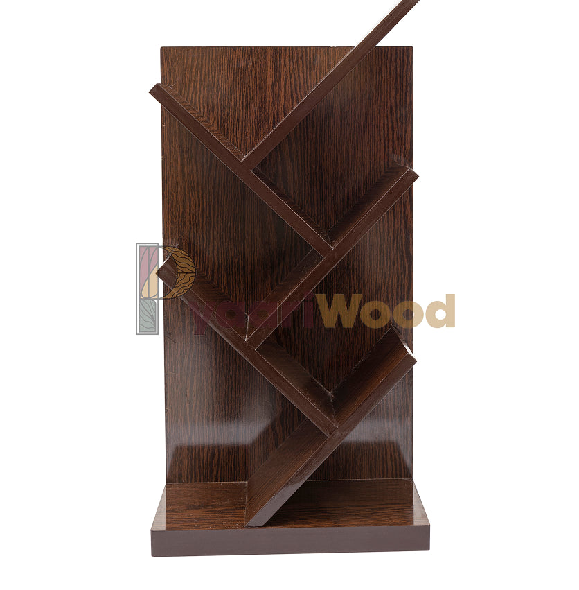 Modern Zigzag Wall-Mounted Bookshelf
