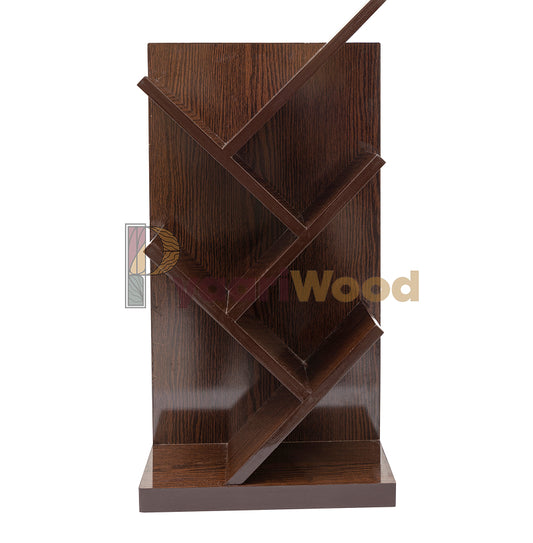 Modern Zigzag Wall-Mounted Bookshelf