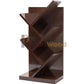 Modern Zigzag Wall-Mounted Bookshelf