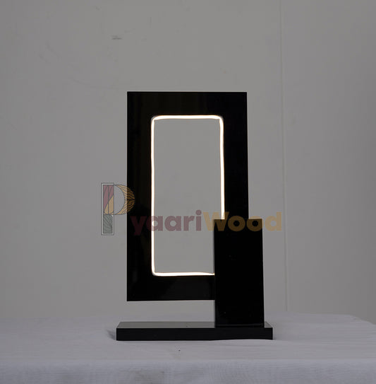 Modern Wooden Table Study Lamp (Black)