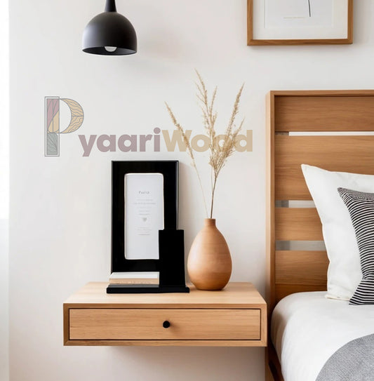 Modern Wooden Table Study Lamp (Black)