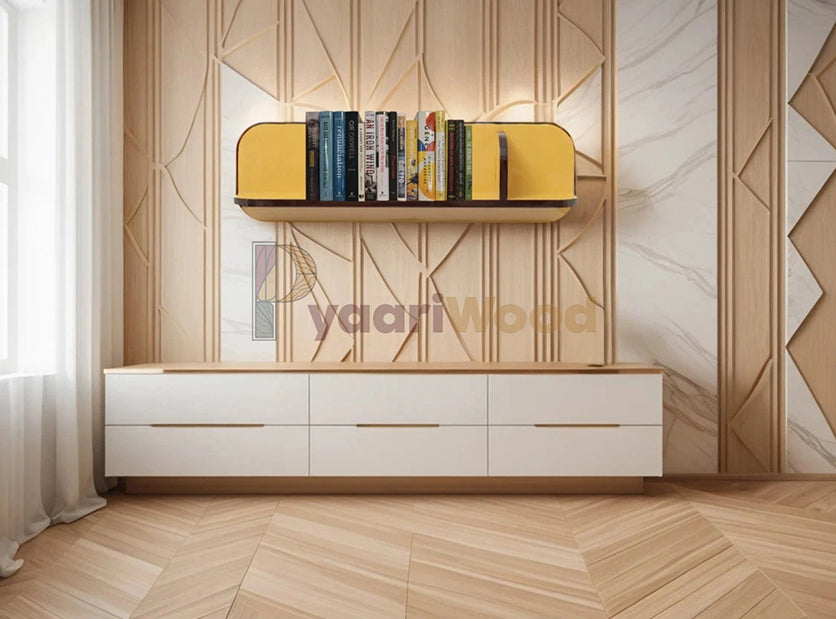 Modern Reading Ray Shelf (Yellow)
